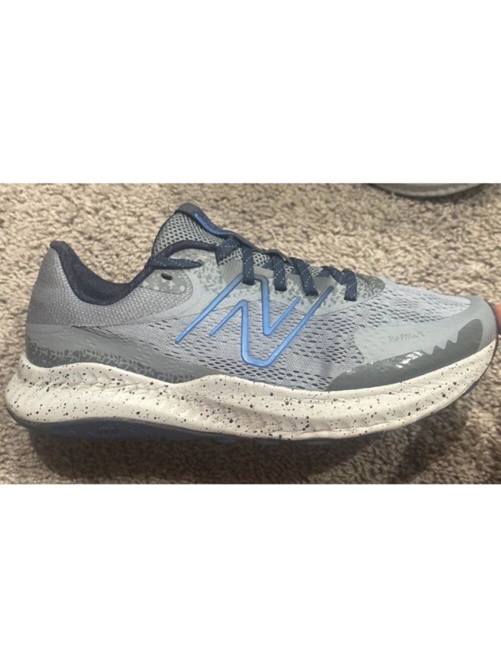 New Balance Dynasoft Nitrel Shoes Mens 10 4E Gray Blue Running Sneakers MTNTROW5